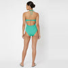 Green Tie Up Swimsuit