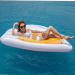 Beer Cheer Inflatable Pool Float Lounger 72"