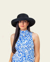 Raffia Hat - Black