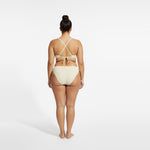 Honeycomb Jacquard Hipster Bikini Set