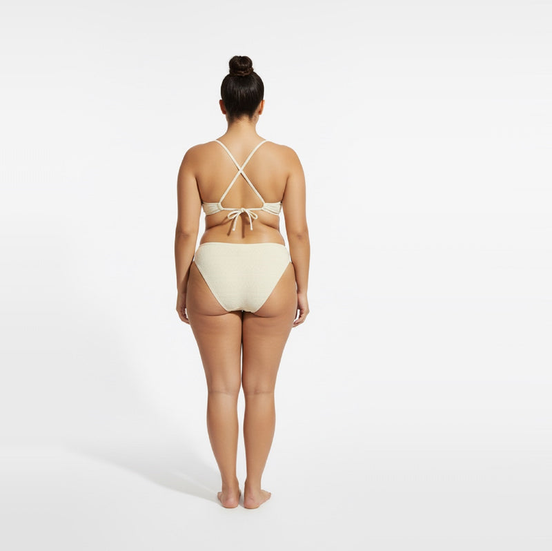 Honeycomb Jacquard Hipster Bikini Set
