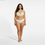 Honeycomb Jacquard Hipster Bikini Set