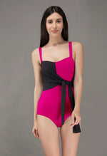 Hot Pink Tie up Swimsuit
