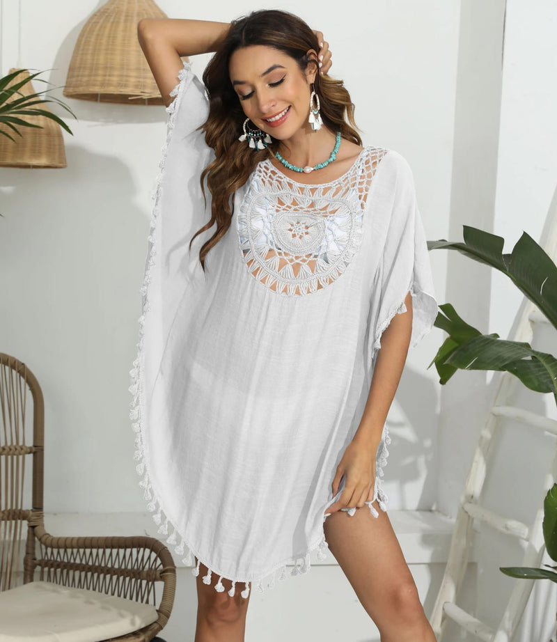 Sunflower Crochet Cover Up