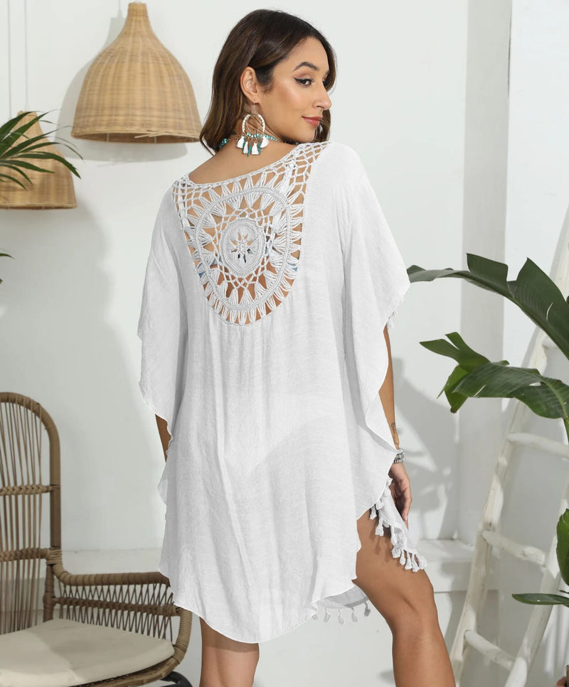 Sunflower Crochet Cover Up