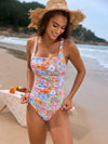 Floral Modest Fit One Piece