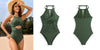 High Neck Tummy Control One Piece