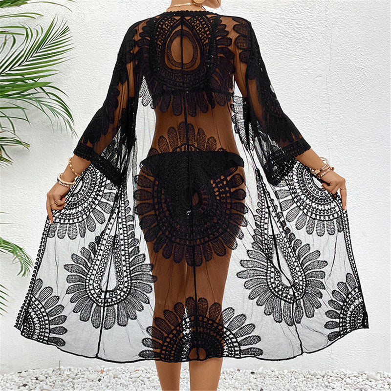 Blooming Lace Kimono