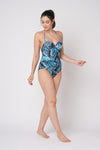 SoulCal Palm Print Cupped Swimsuit