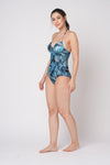 SoulCal Palm Print Cupped Swimsuit