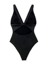 Criss Cross Cutout Back Swimsuit