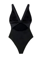 Criss Cross Cutout Back Swimsuit