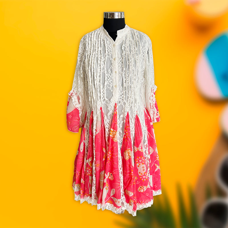 The Beach Company India - Shop for womens beachwear online - Lace Detail Cover Up Dress - Womens beach cover ups - ladies outfit for beach holiday