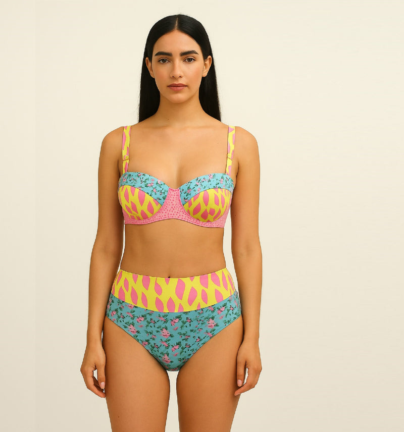 Underwired Bandeau Bikini Set