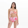 FLORAS EMBELLISHED HIGH WAIST BIKINI SET