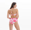 FLORAS EMBELLISHED HIGH WAIST BIKINI SET