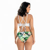 Lace Up Plus Size Low Waist Bikini Set
