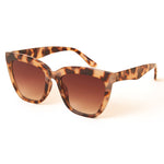 Brown Chunky Cateye Sunglasses
