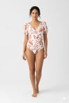 Mariela Puff-Sleeved One-Piece