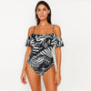 Off Shoulder Tummy Control One Piece