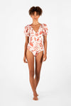 Mariela Puff-Sleeved One-Piece