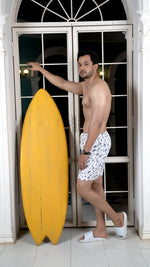 Coconut Patterned Men Board Shorts