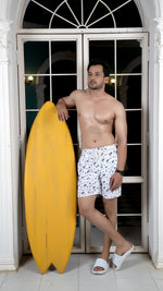 Coconut Patterned Men Board Shorts