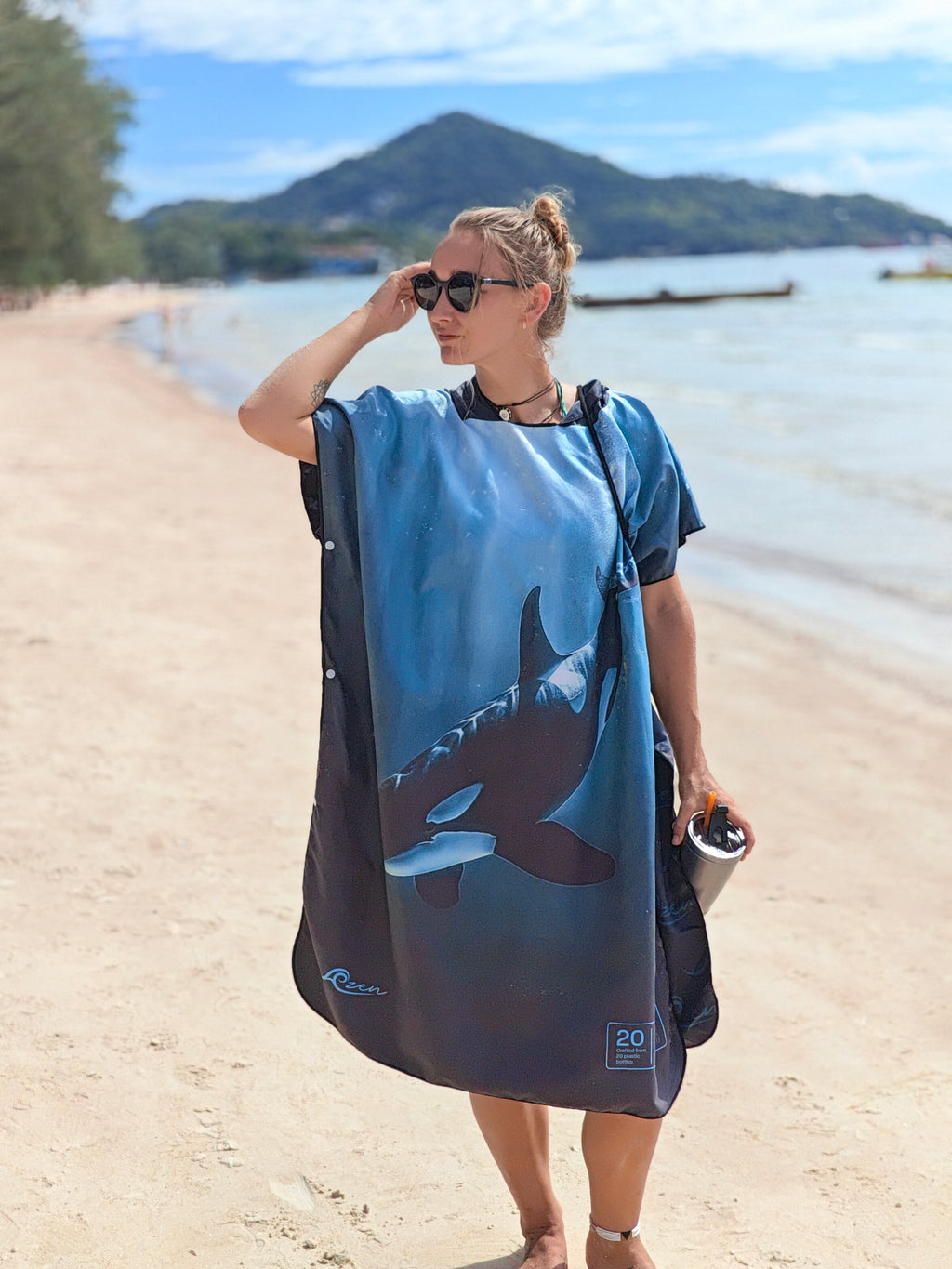 Apex Crew Suede Beach Towel Poncho - Online Beach Swim Shop – The