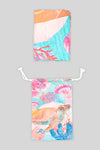 Rainbow Reef Suede Beach Towel Poncho