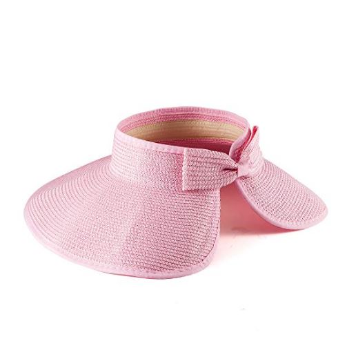 Wide Brim Roll-Up Straw Hat