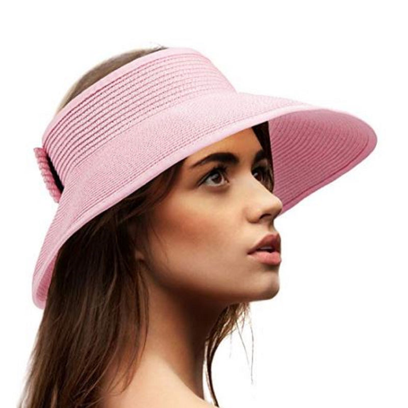 Wide Brim Roll-Up Straw Hat