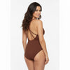 Plunge V-neck One-Piece Swimsuit