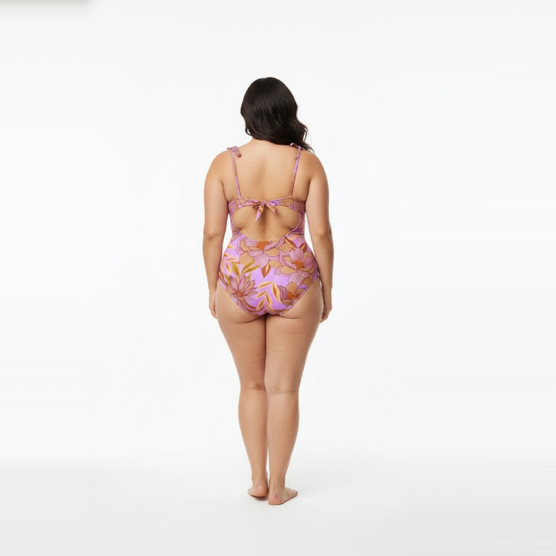 Rich Jungle Tie Strap Cheeky One Piece