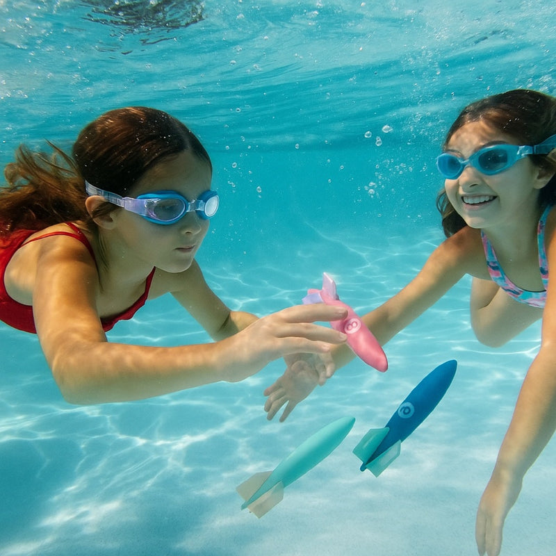 Children playing in pool - beach company - kids pool toys