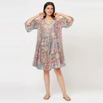 Positano Dropped Shoulder Dress