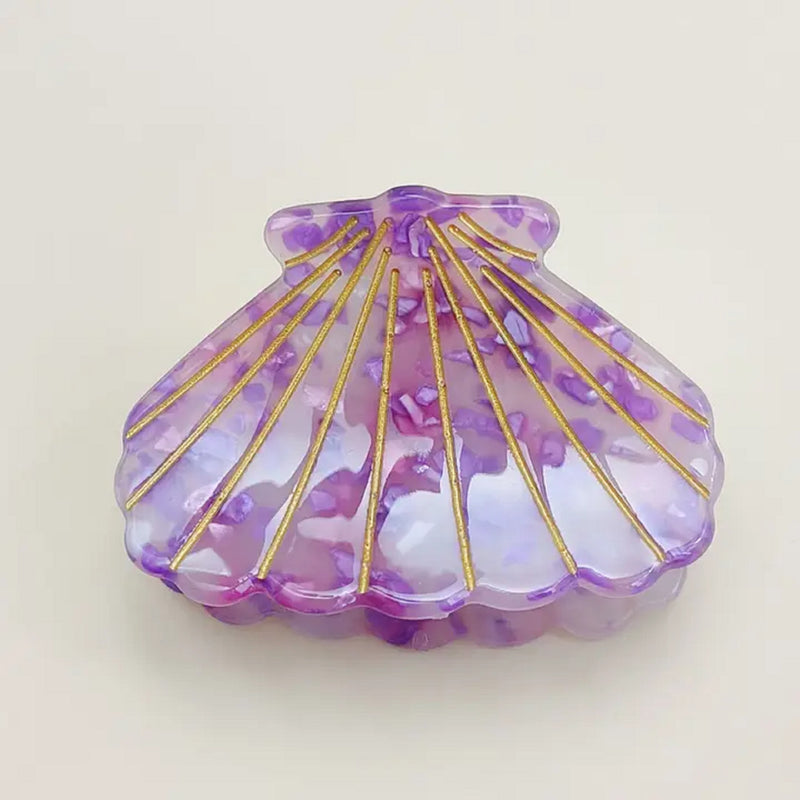 Smooth Seashell Hair Clip