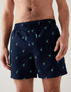 Quick Dry Embroidered Swim Shorts