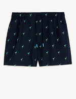 Quick Dry Embroidered Swim Shorts