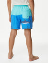 Beach Scene Swim Shorts
