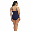 Scalloped Ruched One Piece