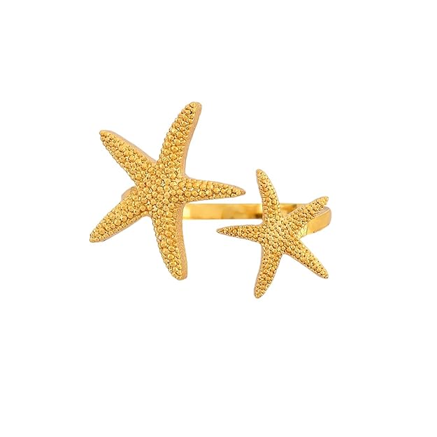 Starfish Open Finger Ring