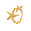Starfish Open Finger Ring
