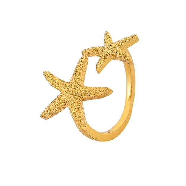 Starfish Open Finger Ring