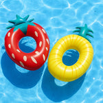 Strawberry and Pineapple Swim Tube Set (Pack of 2)