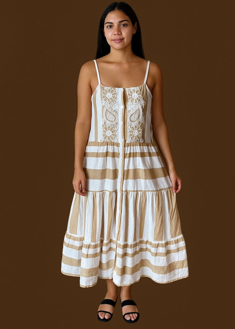 Striped Maxi