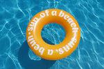 "Sun of a Beach" Printed Pool Party Tube