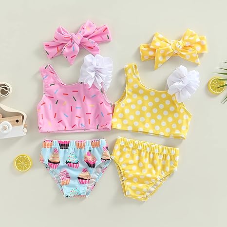 Sunshine Polka Print 2Pc Set