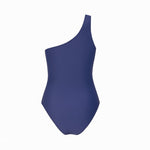 Rouched One-Shoulder Plus Size Swimsuit
