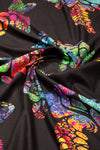 Midnight Turtle Suede Beach Towel Poncho