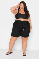 Plus Size Tassel Beach Shorts